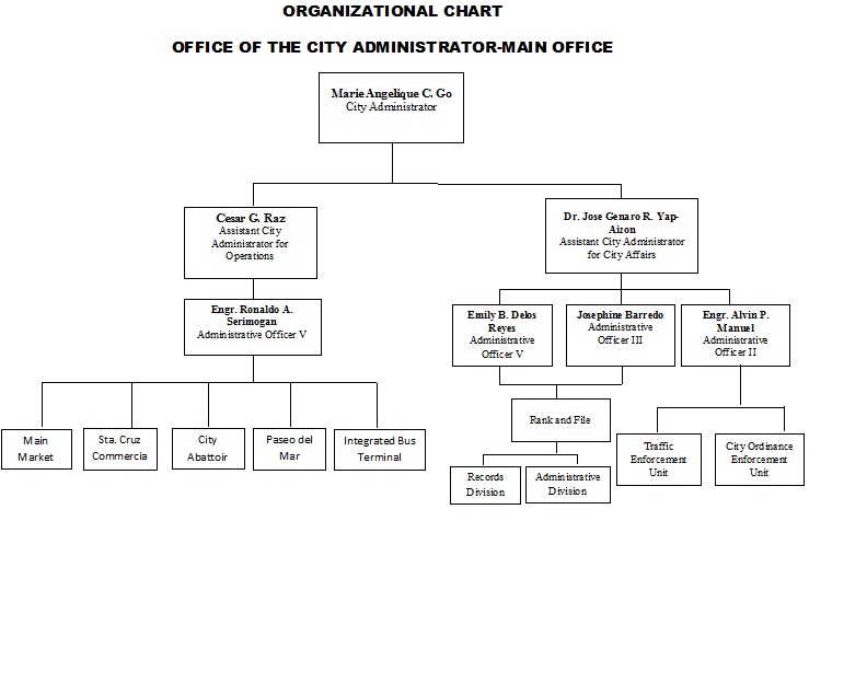 Organizational Chart | City Administrator